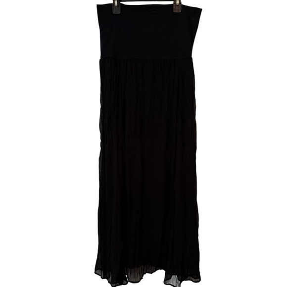 🌹AEROPOSRALE HIGH WAIST CRINKLY MAXI SKIRT - Picture 1 of 8